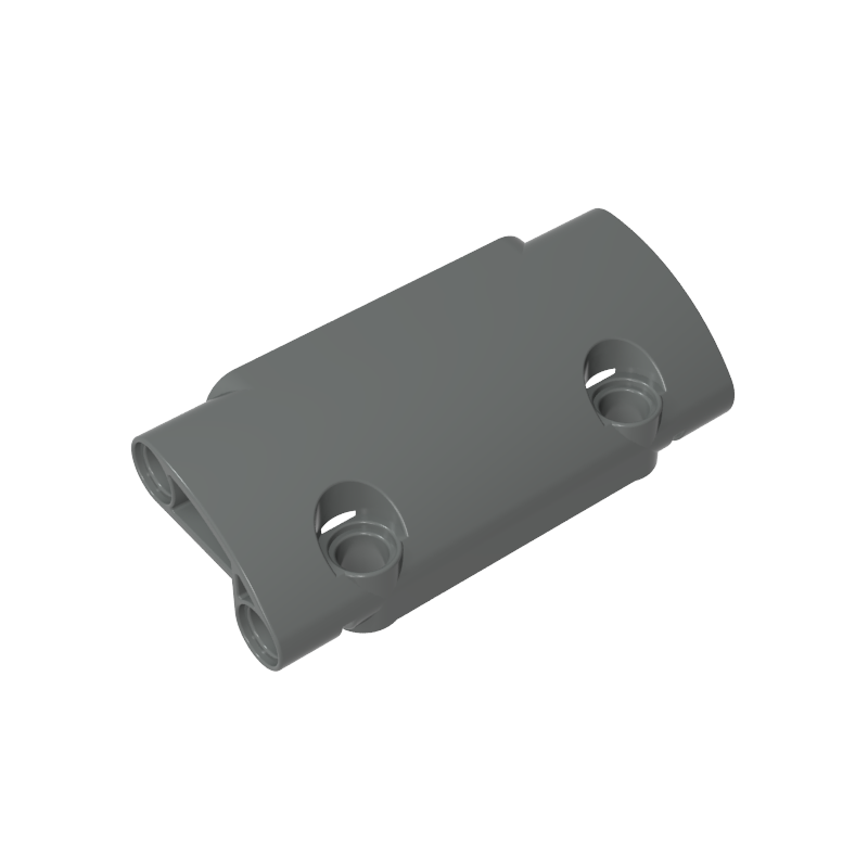 24119 | Technical Panel Curved 7 x 3 with 2 Pin Holes through Panel Surface