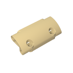 24119 | Technical Panel Curved 7 x 3 with 2 Pin Holes through Panel Surface