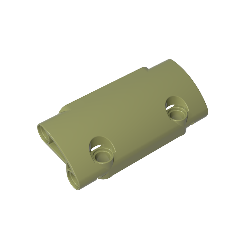 24119 | Technical Panel Curved 7 x 3 with 2 Pin Holes through Panel Surface