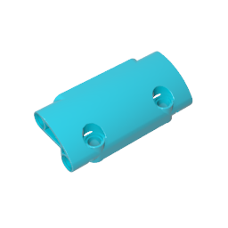 24119 | Technical Panel Curved 7 x 3 with 2 Pin Holes through Panel Surface