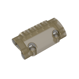 24119 | Technical Panel Curved 7 x 3 with 2 Pin Holes through Panel Surface