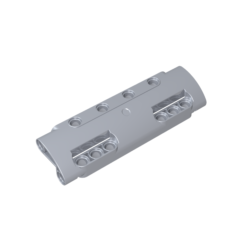 11954 | Technical Panel Curved 11 x 3 with 10 Pin Holes through Panel Surface