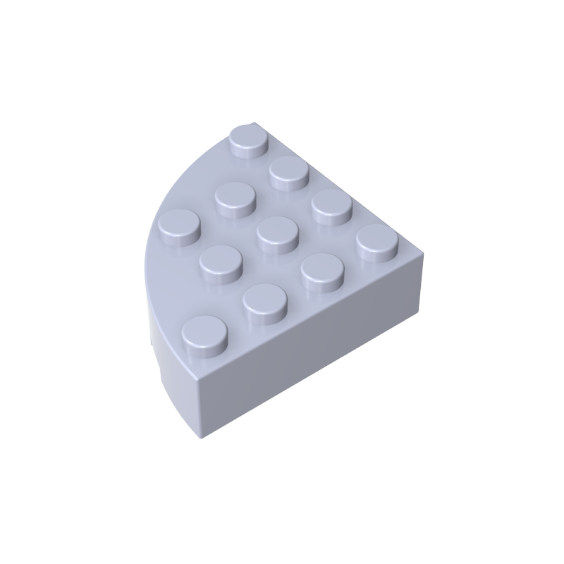 2577 | Brick, Round Corner 4 x 4 Full Brick
