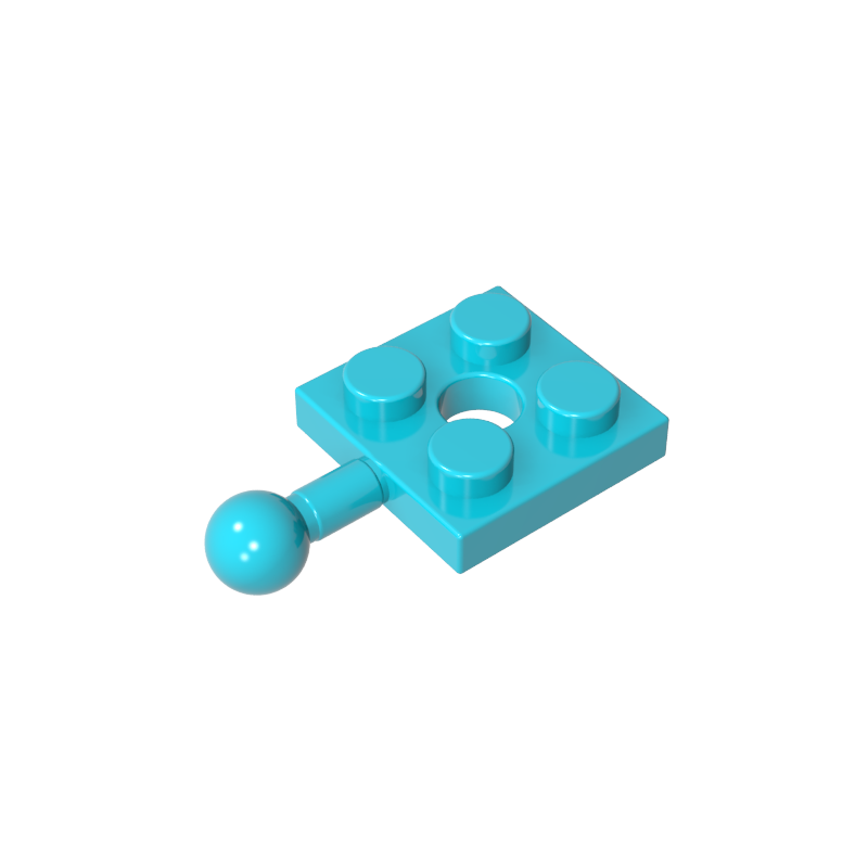15456 | Plate, Modified 2 x 2 with Tow Ball and Hole
