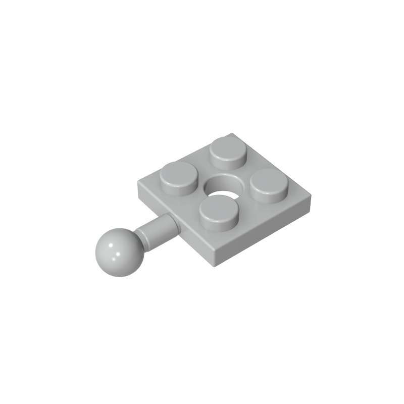 15456 | Plate, Modified 2 x 2 with Tow Ball and Hole