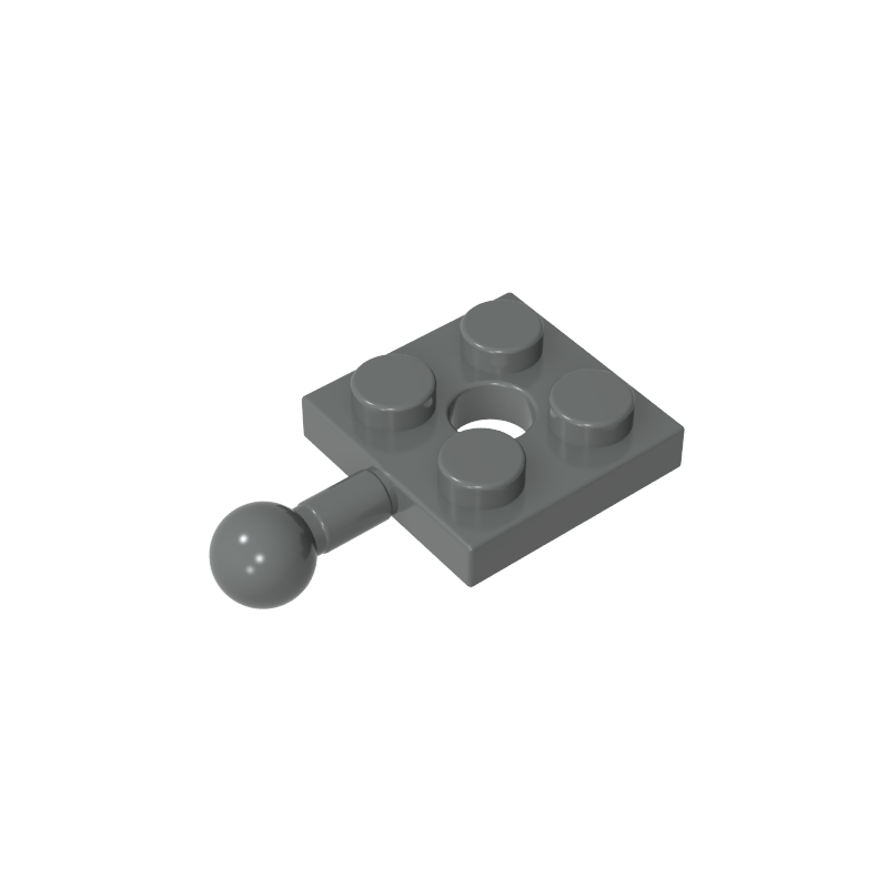 15456 | Plate, Modified 2 x 2 with Tow Ball and Hole