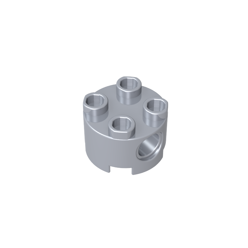 17485 | Brick, Round 2 x 2 with Pin Holes