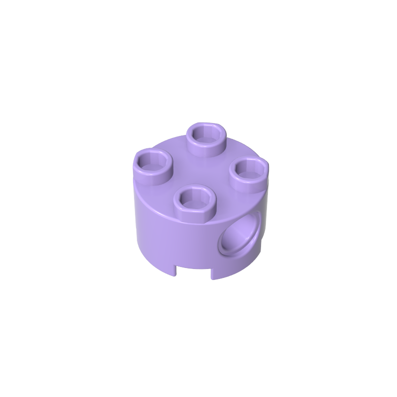 17485 | Brick, Round 2 x 2 with Pin Holes