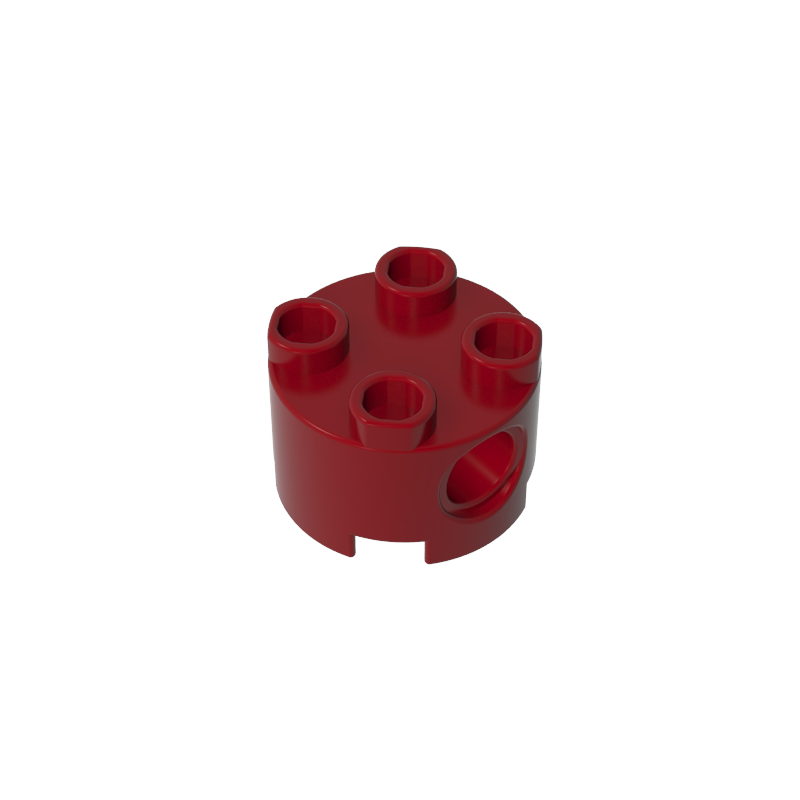 17485 | Brick, Round 2 x 2 with Pin Holes