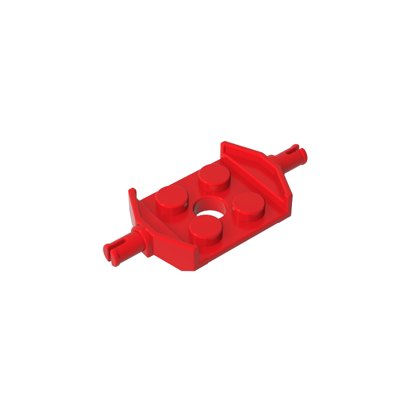 6157 | Plate, Modified 2 x 2 with Wheels Holder Wide and Hole