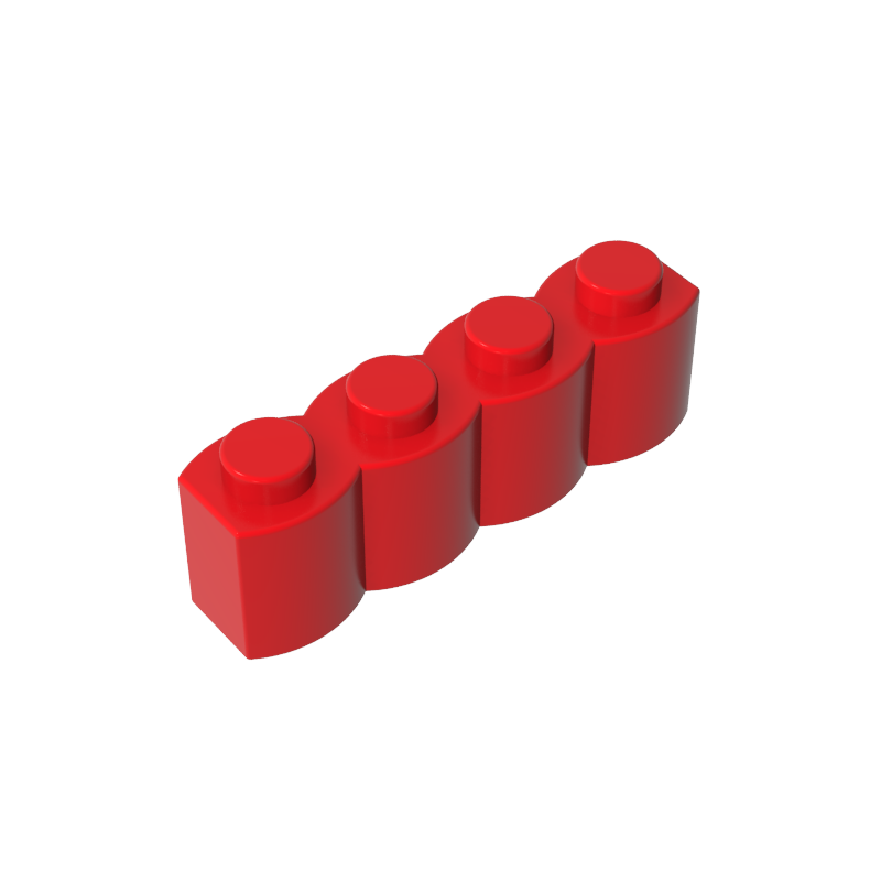 30137 | Brick, Modified 1 x 4 with Log Profile