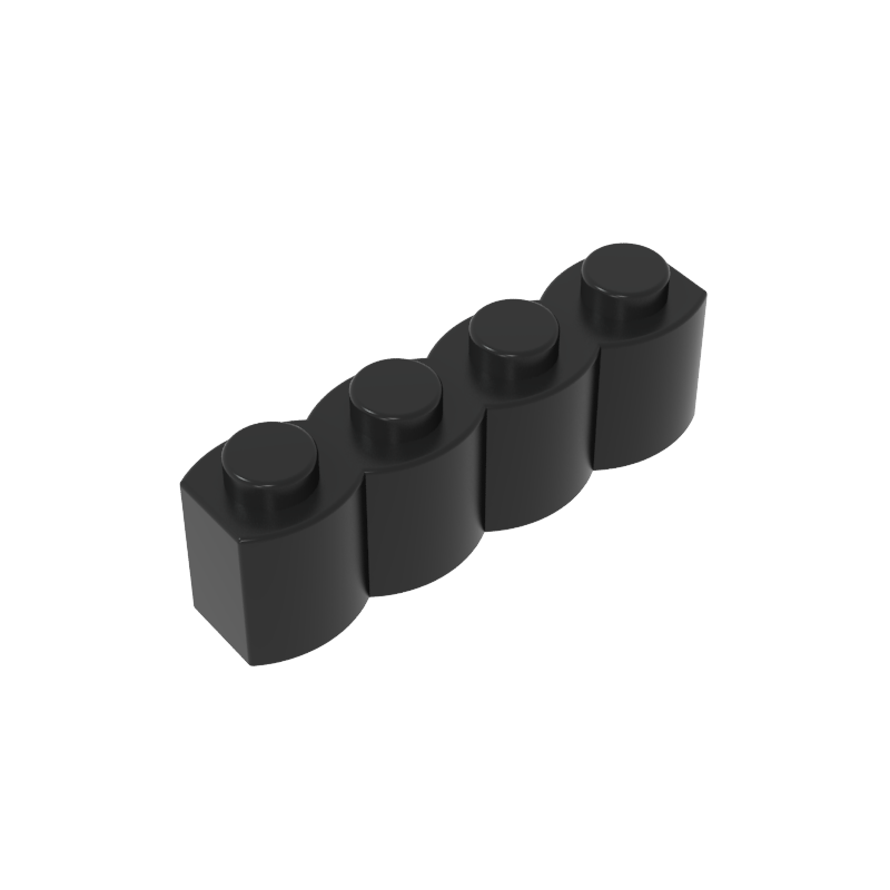 30137 | Brick, Modified 1 x 4 with Log Profile