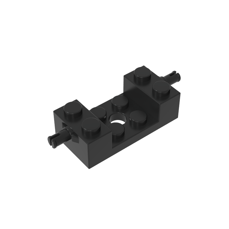 18892 | Brick, Modified 2 x 4 with Wheels Holder with 2 x 2 Cutout and Hole