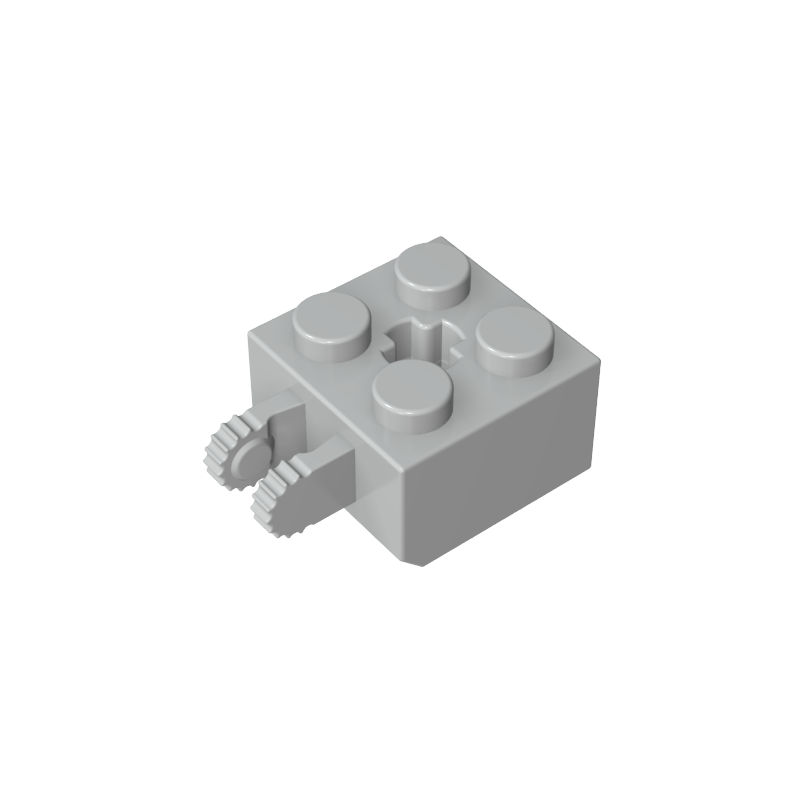 40902 | Hinge Brick 2 x 2 Locking with 2 Fingers Vertical and Axle Hole
