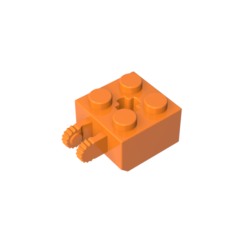 40902 | Hinge Brick 2 x 2 Locking with 2 Fingers Vertical and Axle Hole