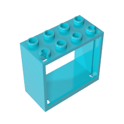 60598 | Window 2 x 4 x 3 - Hollow Studs
