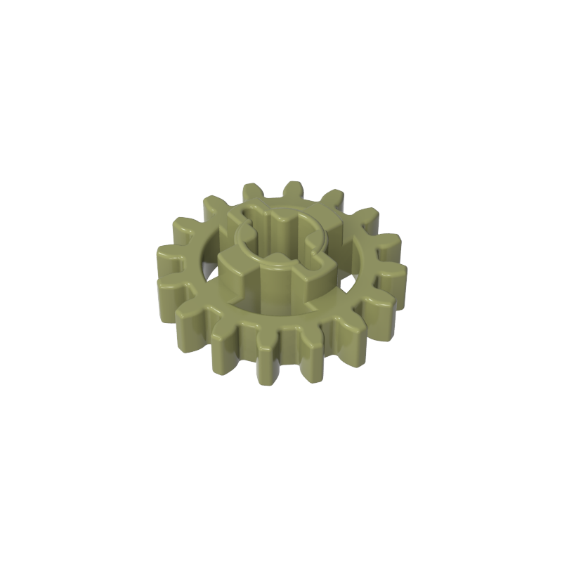 94925 | Technical Gear 16 Tooth - Axle Hole with Closed Sides