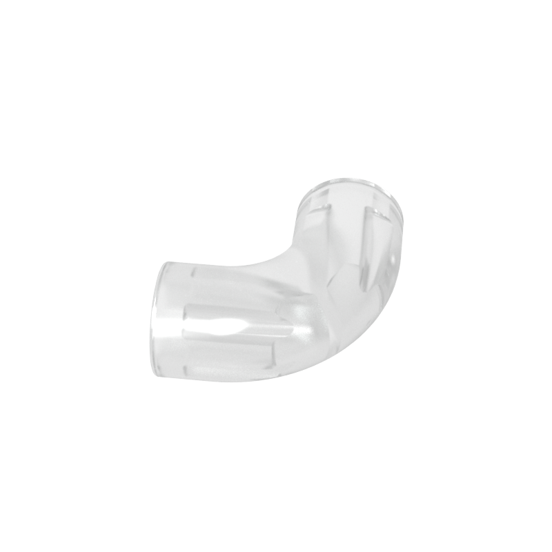 25214 | Brick, Round Tube 1 x 1 d. 90 degrees Elbow Macaroni - No Stud - Type 2 - Axle Hole