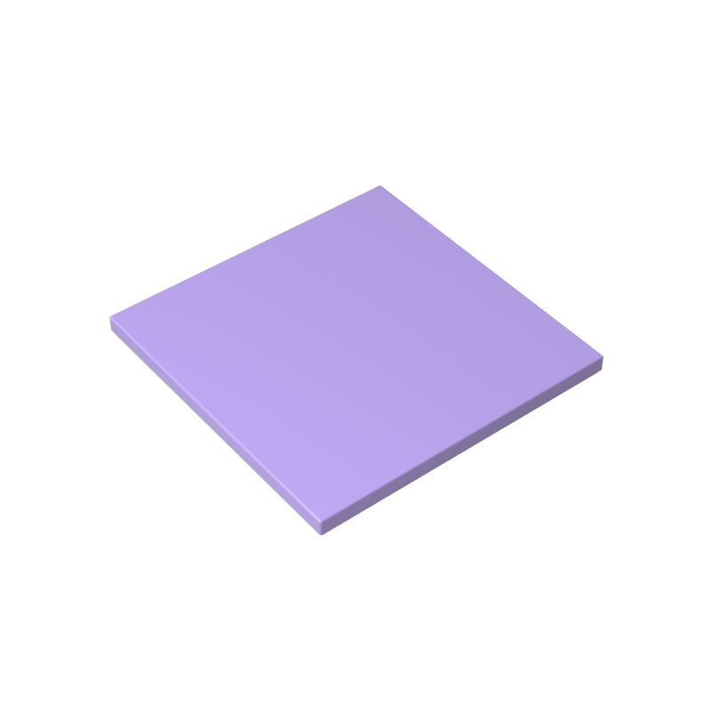 10202 | Tile 6 x 6 with Bottom Tubes