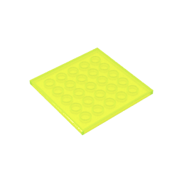 10202 | Tile 6 x 6 with Bottom Tubes