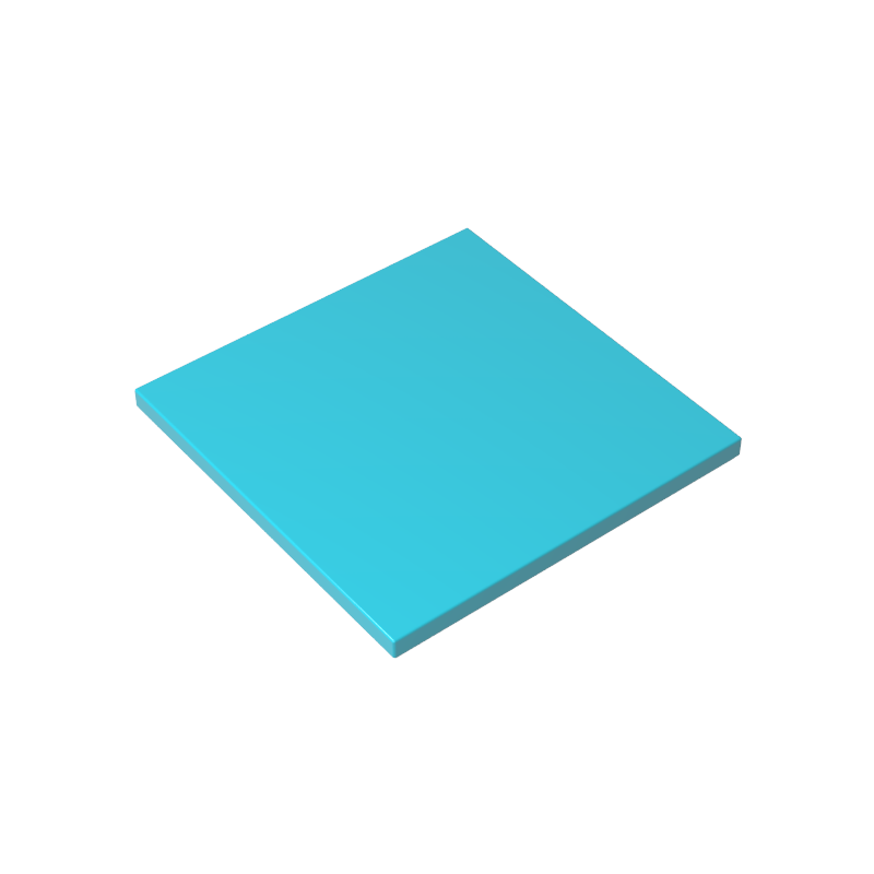 10202 | Tile 6 x 6 with Bottom Tubes