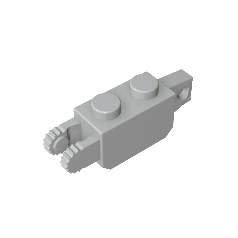 30386 | Hinge Brick 1 x 2 Locking with 1 Finger Vertical End and 2 Fingers Vertical End