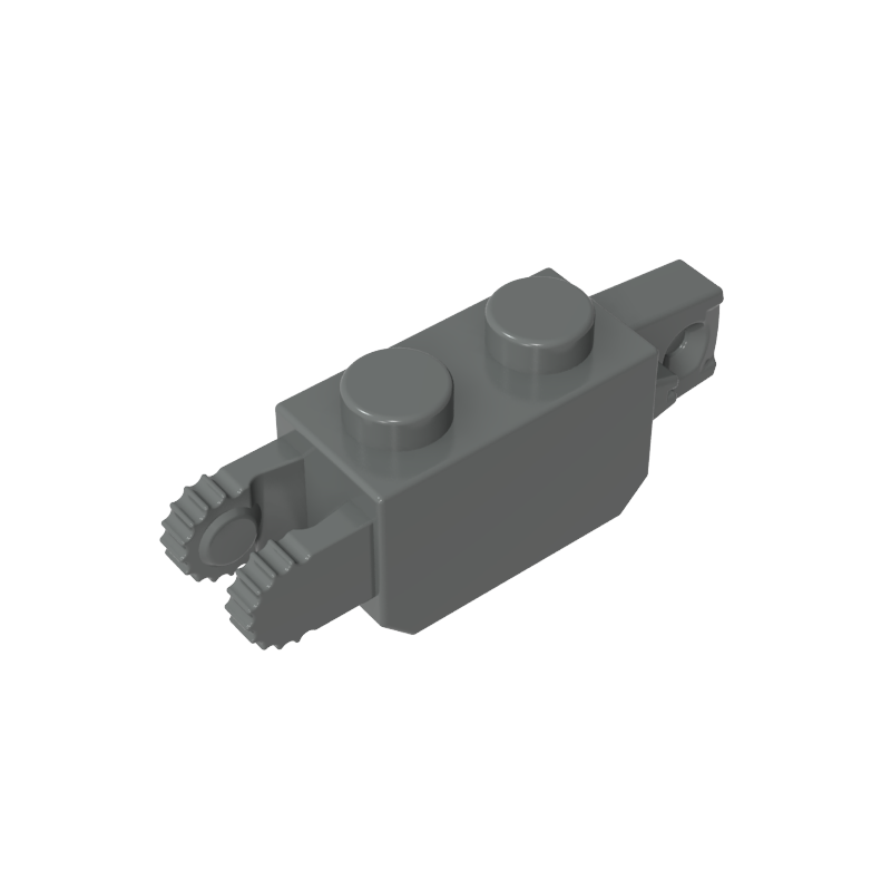 30386 | Hinge Brick 1 x 2 Locking with 1 Finger Vertical End and 2 Fingers Vertical End