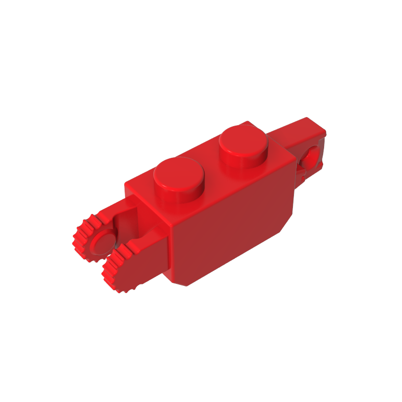30386 | Hinge Brick 1 x 2 Locking with 1 Finger Vertical End and 2 Fingers Vertical End