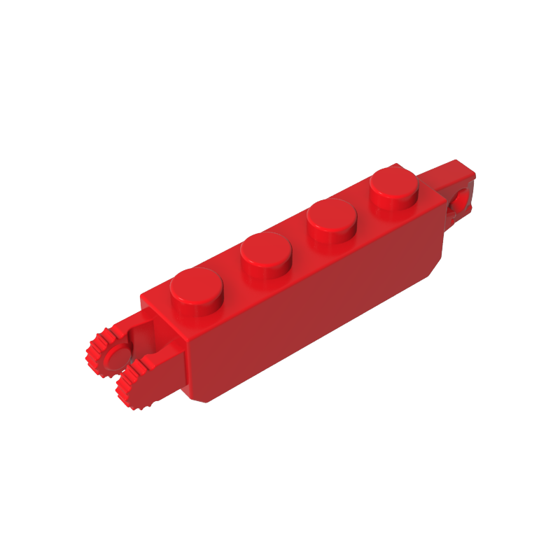 30387 | Hinge Brick 1 x 4 Locking with 1 Finger Vertical End and 2 Fingers Vertical End