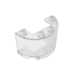 24593 | Cylinder Half 2 x 4 x 2 with 1 x 2 Cutout