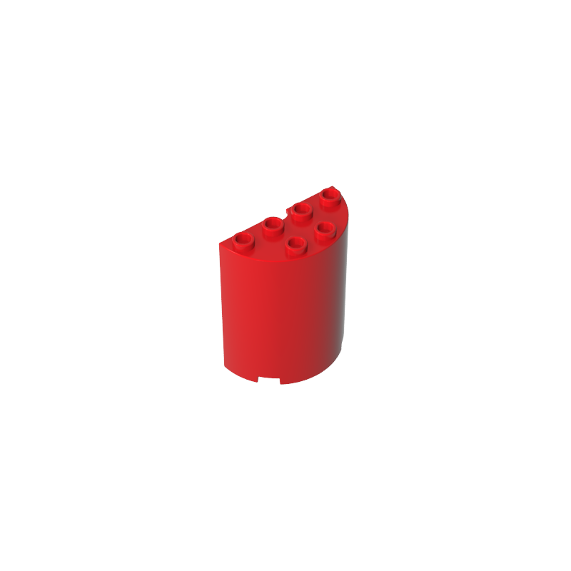 6259 | Cylinder Half 2 x 4 x 4