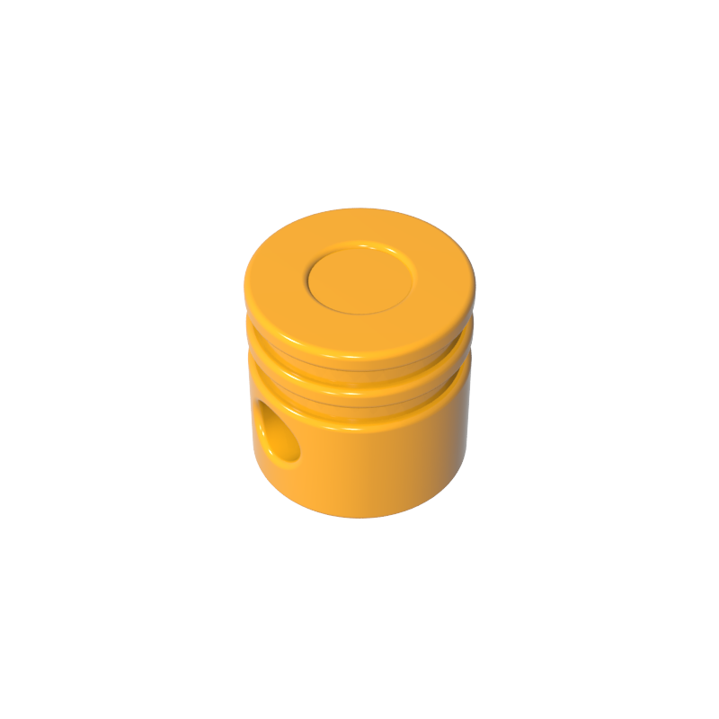 2851 | Technical Engine Piston Round