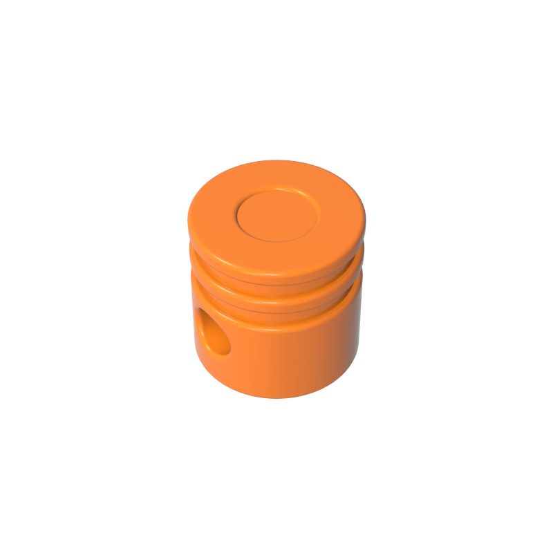 2851 | Technical Engine Piston Round