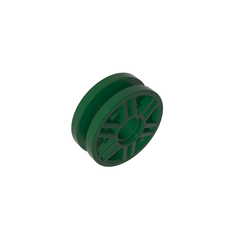 13971 | Wheel 18mm D. x 8mm with Fake Bolts and Deep Spokes with Inner RingWh
