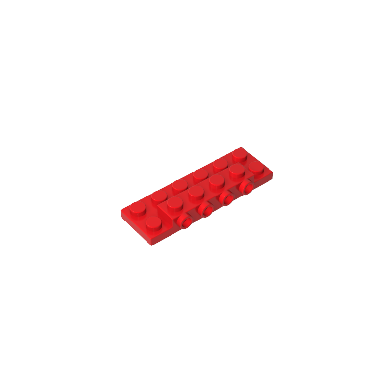 87609 | Plate, Modified 2 x 6 x 2/3 with 4 Studs on Side