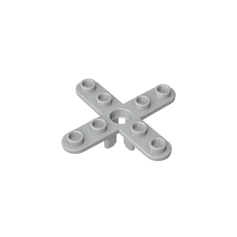 2479 | Propeller 4 Blade 5 Diameter with Rounded Ends and Open Hub