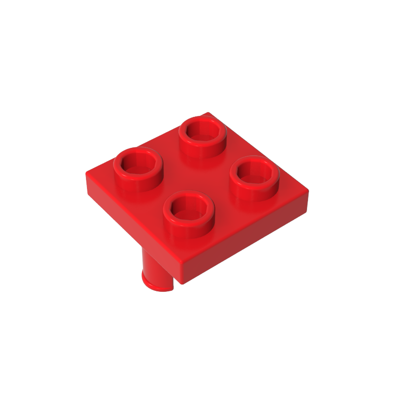 15092 | Plate, Modified 2 x 2 with Pins on Bottom
