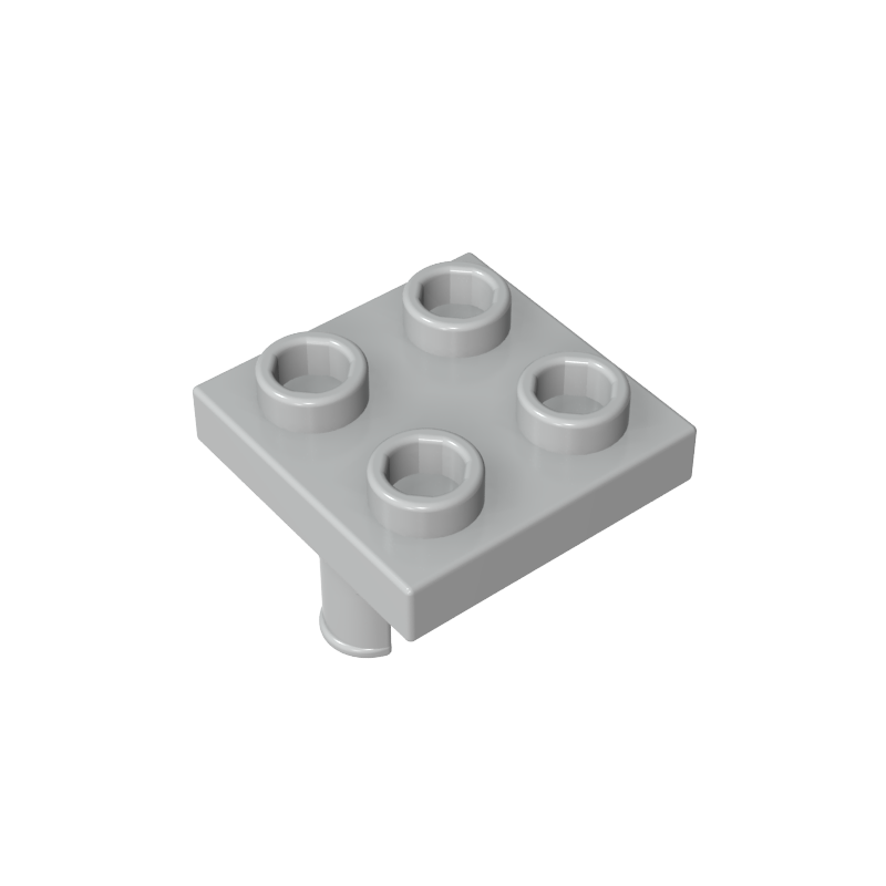 15092 | Plate, Modified 2 x 2 with Pins on Bottom