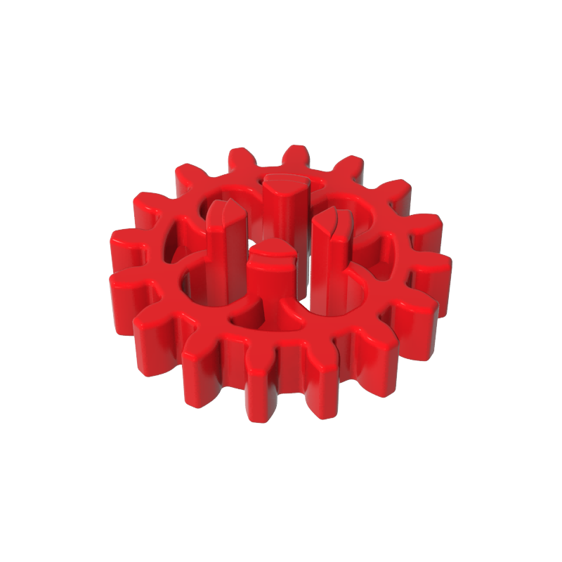 4019 | Technical Gear 16 Tooth - Axle Hole with Open Sides