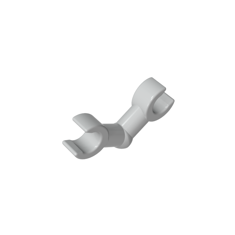 93609 | Arm Skeleton, Bent with Clips (Horizontal Grip)