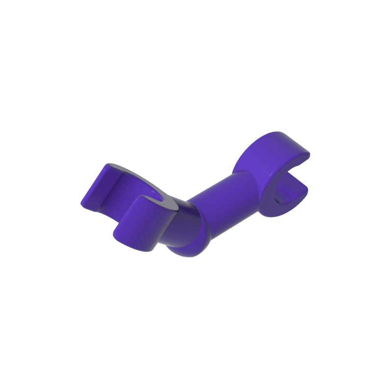 93061 | Arm Skeleton, Bent with Clips at 90 degrees (Vertical Grip)