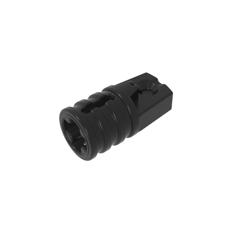 30552 | Hinge Cylinder 1 x 2 Locking with 1 Finger and Axle Hole on Ends with Slots