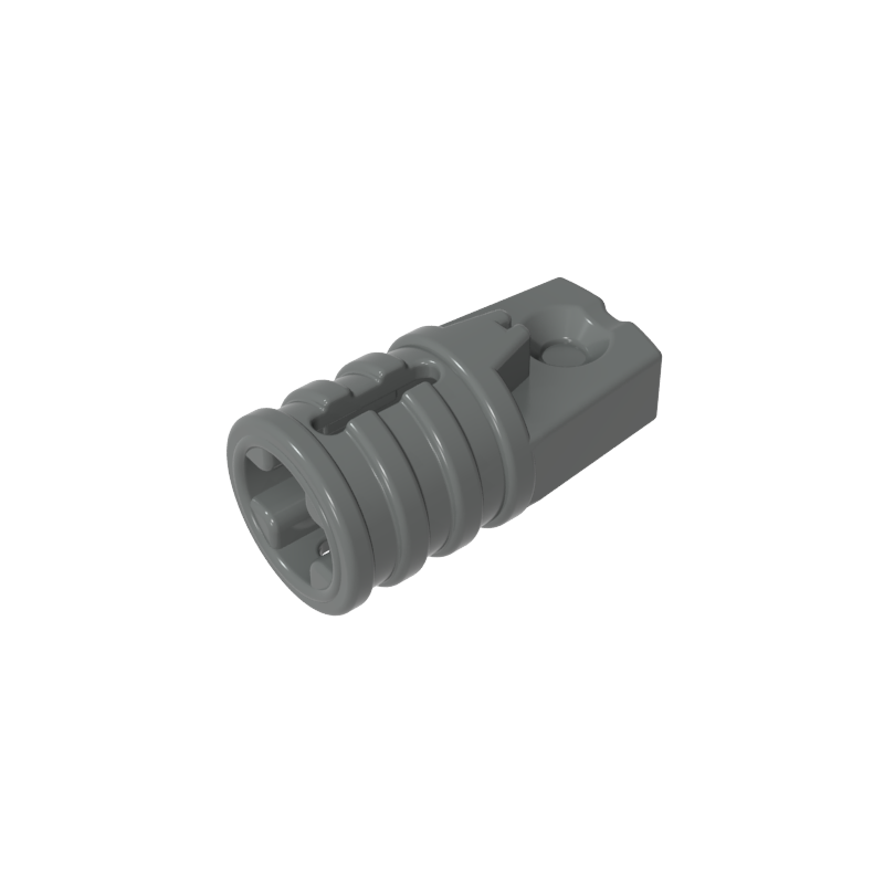 30552 | Hinge Cylinder 1 x 2 Locking with 1 Finger and Axle Hole on Ends with Slots