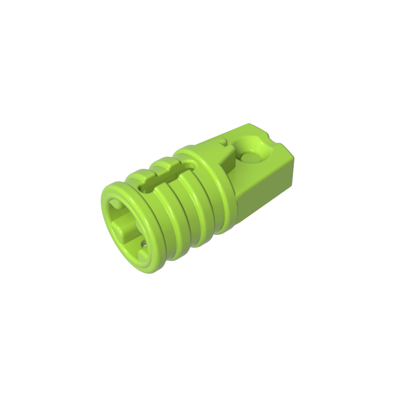 30552 | Hinge Cylinder 1 x 2 Locking with 1 Finger and Axle Hole on Ends with Slots