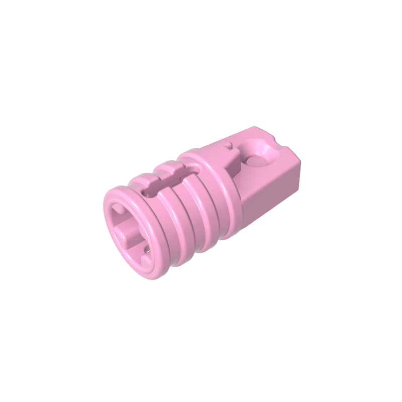 30552 | Hinge Cylinder 1 x 2 Locking with 1 Finger and Axle Hole on Ends with Slots