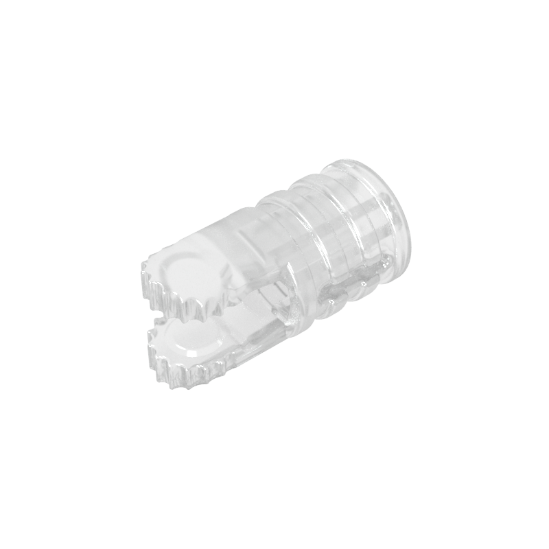 30553 | Hinge Cylinder 1 x 2 Locking with 2 Fingers and Axle Hole on Ends with Slots