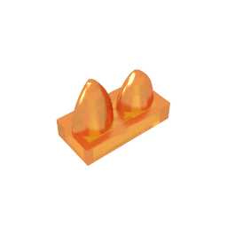 15209 | Tile, Modified 1 x 2 with 2 Teeth Vertical