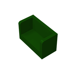 23969 | Panel 1 x 2 x 1 with Rounded Corners and 2 Sides