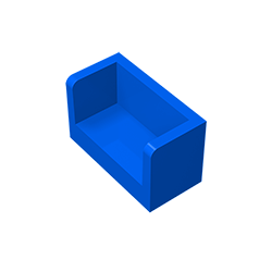 23969 | Panel 1 x 2 x 1 with Rounded Corners and 2 Sides