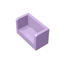 23969 | Panel 1 x 2 x 1 with Rounded Corners and 2 Sides